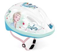 Frozen Elsa Anna Olaf Casco de Bicicleta Infantil, para niñas, Ligero, Ajustable 52-56 cm (Blanco)
