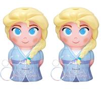 Frozen Elsa Gel de Ducha y Champú 2D 400 ml (Paquete de 2)