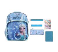 Frozen Elsa - Juego de mochila y papelería de 5 piezas de 40,6 cm