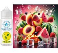 Frozen Fruit Trio - melocotón-fresa-sandía Ice aroma concentrado - Vegano - Sasami - 10ml