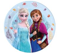 Frozen Idyllic Wonder FSC - Platos de papel de próxima generación, 23 cm, 8 unidades