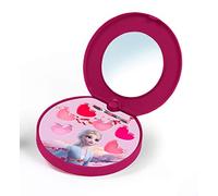 Frozen Set maquillaje Polvera con espejo y brillos labiales 6 unidades