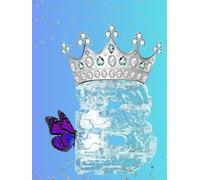 "Frozen Letter B Notebook - Ice Queen Edition" lub "Sparkling Letter B - Elegant Ice Edition": "Premium Journal with Lined Pages for Writing, Gifts & Personal Use"