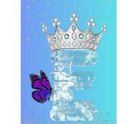 Frozen Letter E Notebook - Ice Queen Edition: Elegant journal with 120 lined pages - for dreams, notes & thoughts