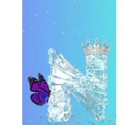 Frozen Letter N Notebook - Ice Queen Edition: Magical journal for dreams, notes, and everyday sparkle.