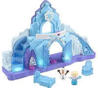 FROZEN Little People Castello Hielo Playset Gigante Elsa Olaf GKV24 Raro