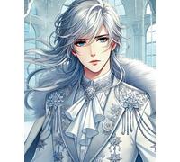 Frozen Majesty: College Ruled Lined Notebook with Ice-Crowned Anime-Inspired Design: Perfect for Writing, Journaling, Sketching - 7.5 x 9.25 Inches, ... College Ruled, Matching Front and Back Cover
