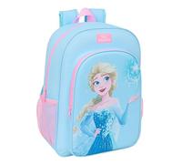 Safta Mochila Escolar Frozen para niño - Adaptable a carro, 33x14x42 cm