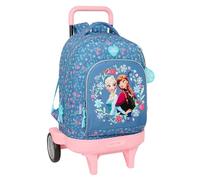 FROZEN - Mochila Grande con Ruedas, Compact Evolución, Extraíble, Ideal para Niños de Diferentes Edades, Cómoda y Versátil, Calidad y Resistencia, 33x22x45 cm