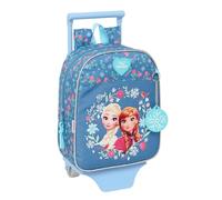 FROZEN - Mochila Guardería con Carro Safta, Ideal para Niños de Diferentes Edades, Cómoda y Versátil, Calidad y Resistencia, 22x10x27 cm