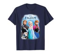 Frozen Poster With Elsa, Anna, Kristoff And Olaf Camiseta