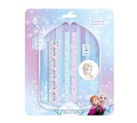 FROZEN - Set de Escritura, Regalo, Metálico, Plumier, Niño, 22x26.5 cm