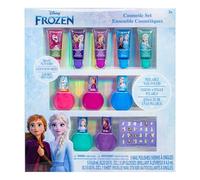 Frozen Set Maquillaje Glitter 11 pzs Gloss, Esmalte y Pegatinas