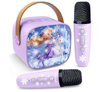 Frozen Toys - Mini máquina de karaoke para niños: regalos de cumpleaños para niños de 3, 4, 5, 6, 7, 8, 9, 10, 11, 12 años en adelante, regalo de fiesta de princesa, juguete de canto para niños