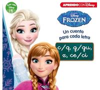 Frozen. Un cuento para cada letra c/q, g/gu, z, ce/ci (Leo con Disney Nivel 1) (Aprendo con Disney)