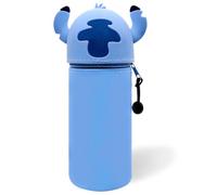 FRPABCF Kawaii Federmäppchen, 2 in 1 aus welchem Silicon, Tischstifthalter, Reißverschluss, Stiftetasche Buntstifte Marker, Büro, Uni, niedlicher Schulbedarf, Cartoon Tier-Stifthalter, Mädchen Jungen