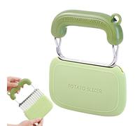 Frrinking Fry Cutter para patatas, cortador de injerto | Frrink Cut French Fry Cutter,corrugado de acero inoxidable, herramienta de corte de jabón de patata para mujeres hombres