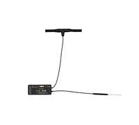FrSky Receptor de doble banda TD R6 simultáneo de 2.4 GHz y 900 MHz, 6 salidas PWM, salida SBUS y puerto FBUS/S. Largo alcance hasta 100 km, caja negra, ligera, 4 ms, modo carrera, actualización de
