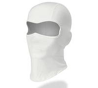 FRSOHEWIN Pasamontañas Máscara Balaclava Transpirable Elástica Verano Polyester para Moto Ciclismo Deportes Hombre Correr Mujer Unisex Blanco
