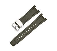 FRSWEQY Correas de goma GST-W300/GST-S110/S100G/GST-W110/W100G Camuflage brazalete deportivo accesorios de banda de reloj adecuados for Casio Fit for G-Shock(Army green S)