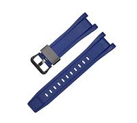 FRSWEQY Correas de goma GST-W300/GST-S110/S100G/GST-W110/W100G Camuflage brazalete deportivo accesorios de banda de reloj adecuados for Casio Fit for G-Shock(Dark blue B)