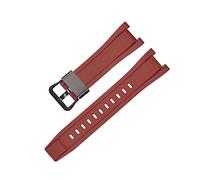 FRSWEQY Correas de goma GST-W300/GST-S110/S100G/GST-W110/W100G Camuflage brazalete deportivo accesorios de banda de reloj adecuados for Casio Fit for G-Shock(Red B)