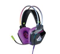 FRTEC Auriculares Gaming con Cable BIFROST, Micrófono Flexible, Control de Volumen, Iluminación LED, para PS5, PS4, Xbox Series S/X, Xbox One, Nintendo Switch y PC