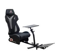 FRTEC - Cockpit Simracing, Silla Soporte Volante y Pedales, Asiento Transpirable para Conducción, Piel Sintética (Legend)