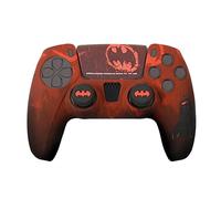 FRTEC - Custom Kit DC Licencia Oficial, Silicona + Grips + Sticker Touchpad compatible con Playstation 5 (BATMAN)