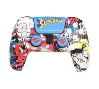 FRTEC - Custom Kit DC Licencia Oficial, Silicona + Grips + Sticker Touchpad Compatible con PlayStation 5 (Superman)