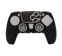 FRTEC - Protector de Silicona negro + Grips + Pegatina Touchpad Dual Sense, para mando Playstation 5 (PlayStation 5)