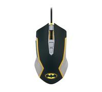 FRTEC - Ratón Gaming Batman Edition, Iluminación LED Amarilla, dpi Ajustable, con Cable, Colección Oficial DC, Movimiento rápido y preciso, Botones Laterales configurables