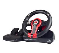 FR-TEC Turbo cup Negro, Rojo Volante + Pedales Nintendo Switch, Nintendo Switch Lite, PC