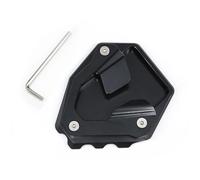 FRTRGVUVXP Caballete Lateral Motocicleta para CRF1000L para Africa Twin Motocicleta Kickstand Lateral Stand Extensión Alargador Pad Placa CRF 1000 L 2016 2017 2018 2019 2020(Black)
