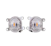 FRTRGVUVXP Conjunto Faros Antiniebla Para Toyota CHR Para Levin Para Corolla L XLE Hatchback Para Yaris Para Fortuner Para Hilux Para Revo 2019-2022 Color Blanco(1 Pair Yellow)