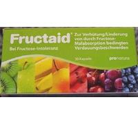 Fructaid 30 Cápsulas Fructosa Intolerancia Malabsorption Fruktose Digestión Apf