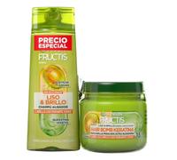 Fructis Liso & Brillo Mascarilla | Precio, Comprar n/a Mascarilla 300 ml + Champú 250 ml