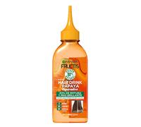 Garnier Fructis Hair Drink Papaya Tratamiento Lamelar Instantáneo con Aclarado, Acondicionador Líquido, Para Cabellos Dañados, 200ml