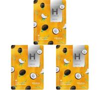 FRUDIA. My Orchard Mascarilla Facial con Extracto de Coco. Aqua Ampoule. Hidrata y nutre la piel intensamente. Efecto calmante. Sin sensación pegajosa. Contenido 20 ml. (Paquete de 3)