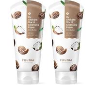 FRUDIA. My Orchard Shea Butter. Espuma Limpiadora con Manteca de Karité. Para Pieles Secas. Refrescante e Hidratante. Textura Refrescante. Jelly Mochi. Contenido 120 gr. (Paquete de 2)