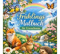 frühlings malbuch für erwachsene : mit großen Designs für mehr Freude und Entspannung (Großdruck Malbuch Edition)