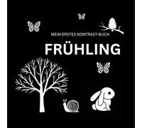 Frühlingshaftes Kontrast-Buch für Babys von 0-6 Monaten mit 30 schönen Motiven