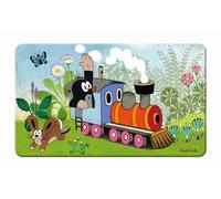 Frühstücksbrettchen Der kleine Maulwurf Lokomotive: aus Melamin