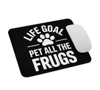 Frug Dog Lover Meta De Vida Mascota Todos Los Frugs Mouse Pad Lavable Mousepad Duradero Alfombrilla De Ratón para Oficina Hogar Gaming 25X30Cm