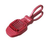 Fruit and Vegetable Cutter Safe Handheld Slicing Tool for Strawberry Kiwi Banana Boiled Egg Sausage (Red)