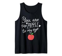 Fruit Apple Eye Love Romantic Lovely Gift Idea Apple of Eye Camiseta sin Mangas
