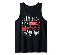 Fruit Apple Eye Love Romantic Lovely Gift Idea Apple of Eye Camiseta sin Mangas