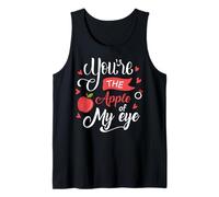 Fruit Apple Eye Love Romantic Lovely Gift Idea Apple of Eye Camiseta sin Mangas