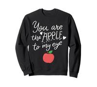 Fruit Apple Eye Love Romantic Lovely Gift Idea Apple of Eye Sudadera
