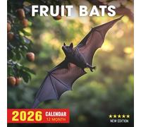 Fruit Bats Calendar 2026: A year of fascinating flying mammals